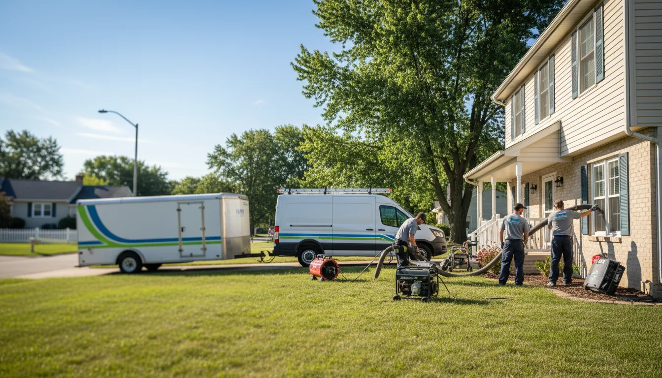 Flooded Basement Restoration And Cleanup With Repair in Ottumwa, IA near me